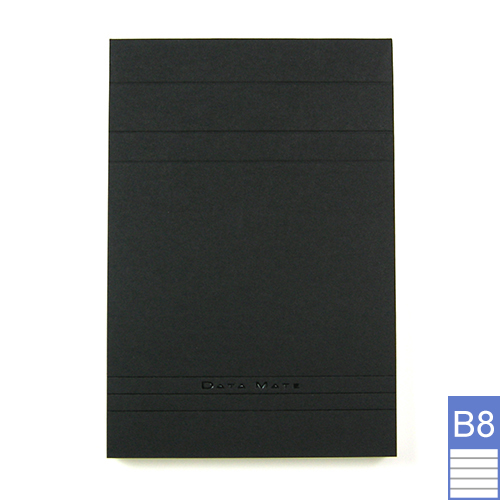 DATA MATE B8 可撕式便條本 橫格表 RF-171T (3入/顏色隨機) - 皮革資料夾